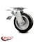 Service Caster 6 Inch Rubber on Aluminum Caster with Roller Bearing and Total Lock Brake SCC SCC-TTL30S620-RAR - alternate 4